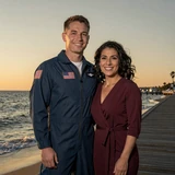 Lieutenant Jordan & Valentina couple portrait