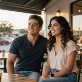 Staff Sergeant Eli & Tatiana couple portrait