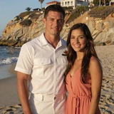 Lieutenant Ryan & Maya couple portrait