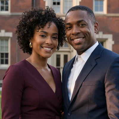 Michael & Jasmine couple portrait