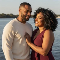 Marcus & Aaliyah couple portrait