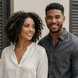Specialist Trey & Imani couple portrait